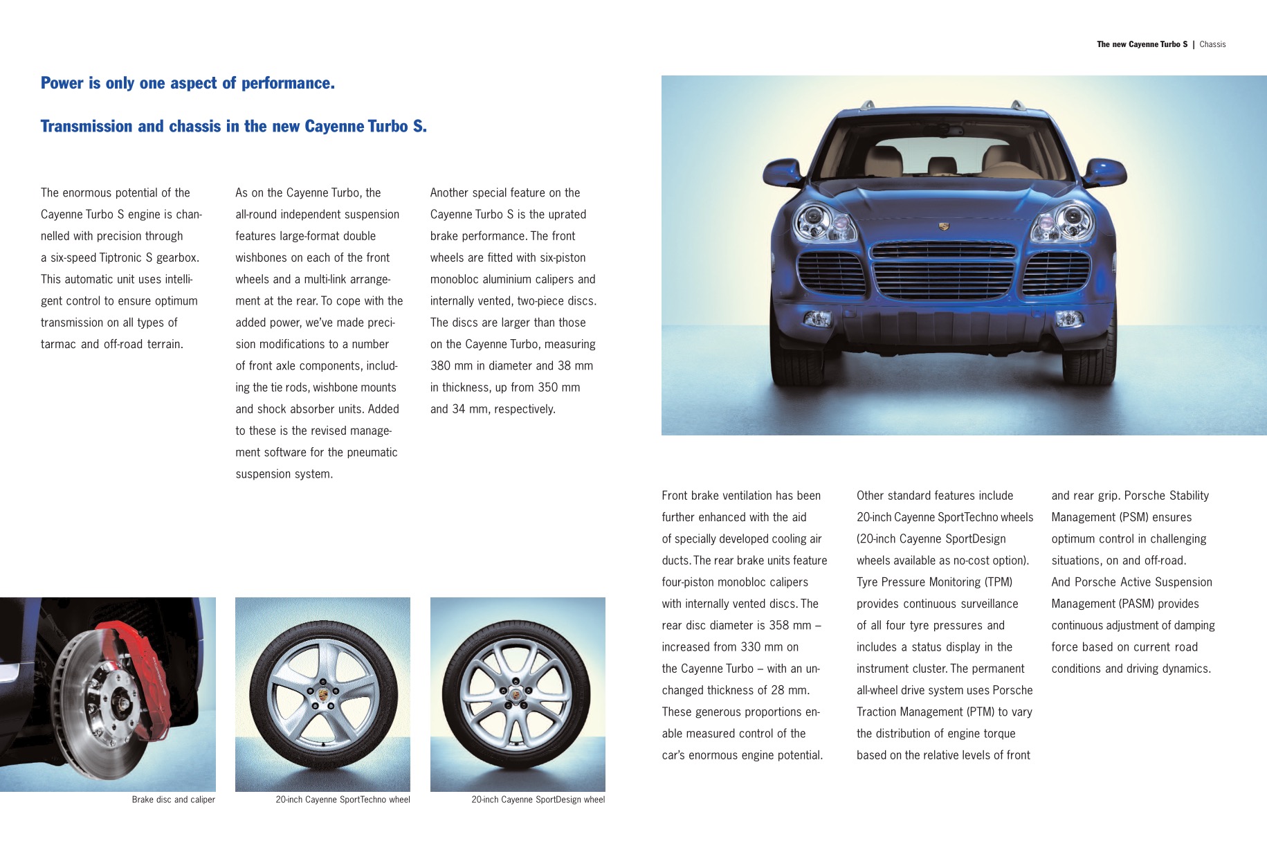 2006 Porsche Cayenne Turbo Brochure Page 4